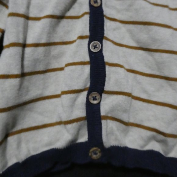 H&M, 1.5 to 2 years old, striped cardigan with elbow patches - Picture 6 of 11